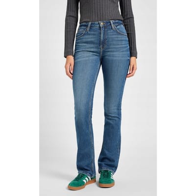 Lee Breese Boot Valiant Blue Jeans Maat: W27L33 | Flared Jeans Outlet | Dames | Blauw