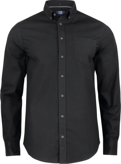 Cutter & Buck Hansville Shirt Heren 352406 - Zwart - 4XL