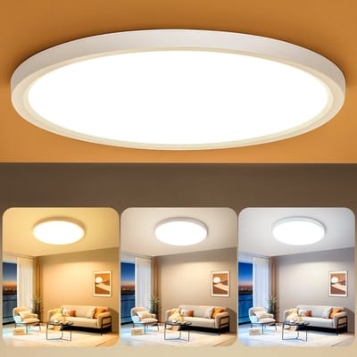 Oraymin LED Plafondlamp Rond 24W IP44 - 3000K 4000K 6500K - Ø30cm Keuken Slaapkamer Gang