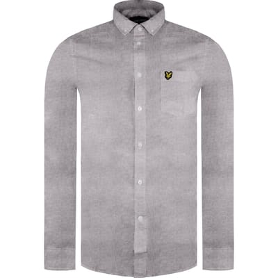 Lyle & Scott Long Sleeve Regular Fit Lichtgewicht Heren Oxford Overhemd LW1302VTR Z835