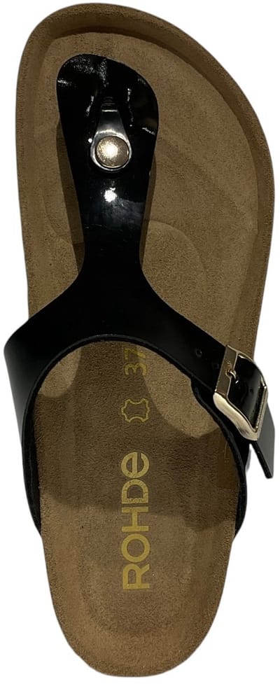 Rohde Teenslipper Zwart Lak 5600/91