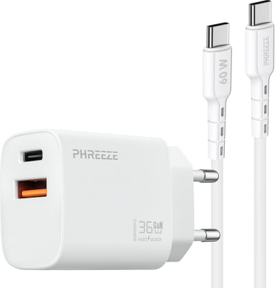 35w usb C adapter 2 poorten met usb C kabel 1m - Oplader voor a56 s25 s24 s25 ultra tab a9 plus a16 a36 super snellader