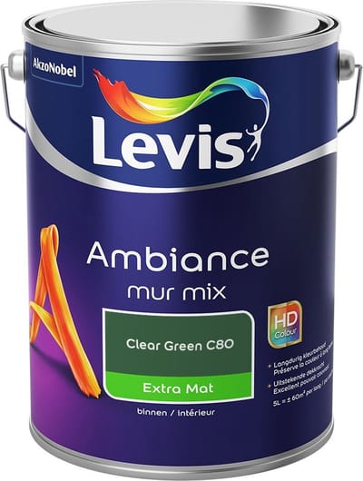Levis - Ambiance Mur Extra Mat Mix - Clear Green C80 - Mengverf - 5 L