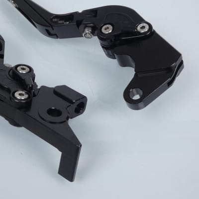 Levier Myra pour moto Yamaha 900 Tdm Abs 2006 à 2010 alu CNC noir / paire Neuf