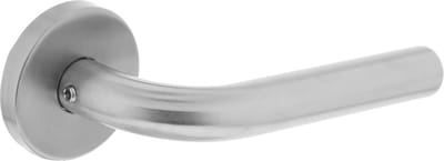 Intersteel Deurkruk - recht op ronde rozet staal 55x8mm - 0035.122802