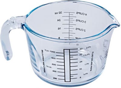 Cuisine Performance O.cuisine Maatbeker - 1L - Borosilicaat - 1 stuk