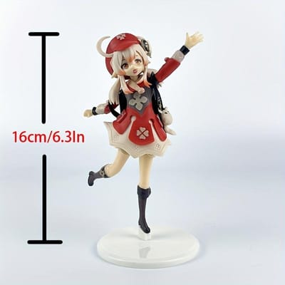 16 cm Genshin Impact Klee Anime Figuur Genshin Impact Paimon Actiefiguur Klee Figuur Collectie Model Pop Cadeau beige