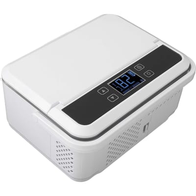 Glacière à insuline de voyage réfrigérée portable gardant au frais 2 à 18 °C Mini réfrigérateur à médicaments avec black