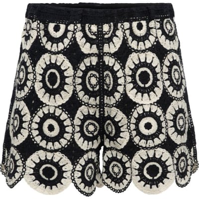 Only Broek Onlyvonne Shorts Jrs 15373523 Black/birch Dames Maat - S