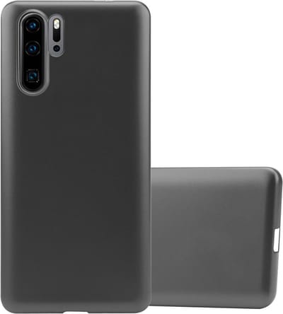 Cadorabo Hoesje geschikt voor Huawei P30 PRO in METALLIC GRIJS - Beschermhoes gemaakt van flexibel TPU silicone Case Cover