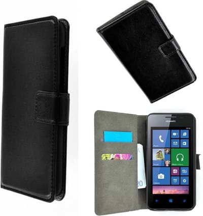 Geschikt voor Huawei P9 Wallet Bookcase hoesje Zwart