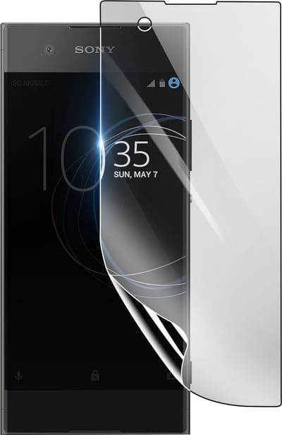 3mk, Geschikt voor Sony Xperia XA1, Schokbestendige Hydrogel Screenprotector, Transparant