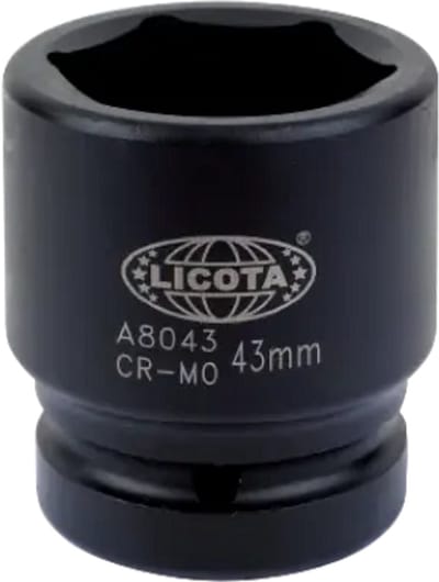 Slagschroefdop 1 inch SW 85mm kort