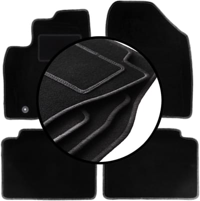 Set veloursmatten voor: Toyota Avensis III T27 stationwagen, sedan, liftback (2009-2013)