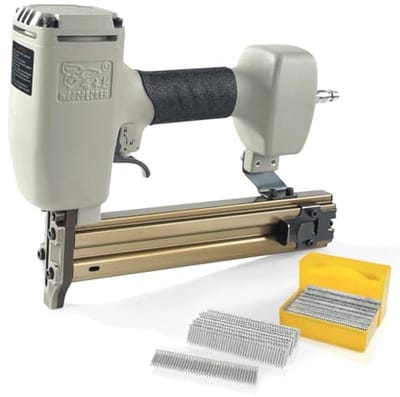 T-spijkerset voor beton met 400 stuks T-nagels - 14 gauge pneumatische brad-spijkermachine