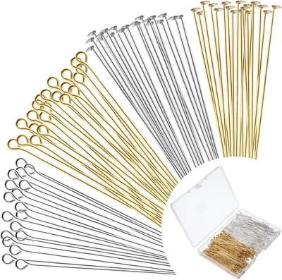 800 stuks metalen oogspelden 5 cm voor sieraden maken