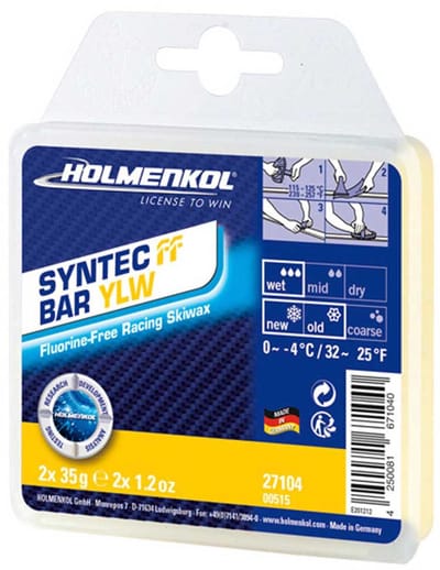 Holmenkol Syntec FF bar yellow 2x35g