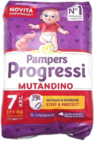 Luierbroekjes - Baby broekjes - Comfortabel verschonen - Tot 12 uur droog - Maat 7 XXL