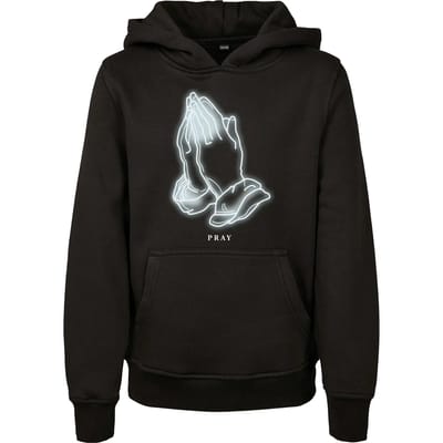 Kinder hoodie Mister Tee pray glow