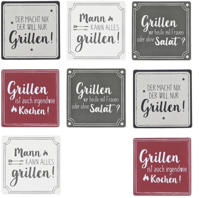 Dailygoods- Onderzetters Set van 8 - Hittebestendig - Kurk - Antislip - Tafelbescherming - Kleurrijke Motieven - Decoratief Design - Coaster