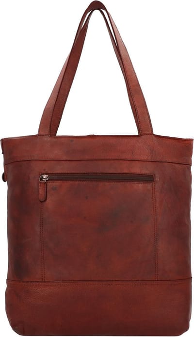 Jack Kinsky Darwin 5 Schoudertas Leer 39 cm - Dames - mokka