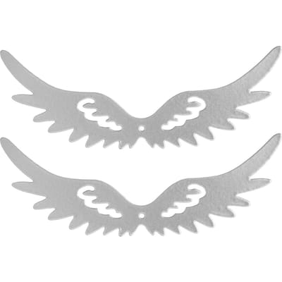 Engelenvleugels "Angelo", 7,8 cm - Zilverkleurig