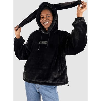 A.LAB Kendallie Bunny Fleece Trui zwart