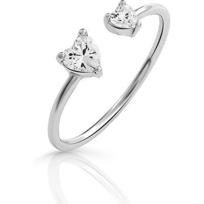 Orphelia 'Dazzle' Dames 925 Sterling Zilveren Ring - Zilver ZR-7533