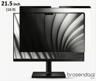 Brosendaal Privacy Filter 21.5 inch – Beeldverhouding 16:9 - Magnetische Bevestiging - Privacy Screenprotector geschikt voor Monitor van Dell, HP, LG, Samsung, ASUS