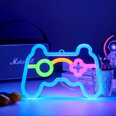 ACEP Led lamp - Neon lamp Game - Neon lampen - Neon wandlamp - Wandlamp binnen - Wandlamp oplaadbaar - Wandlamp kinderkamer