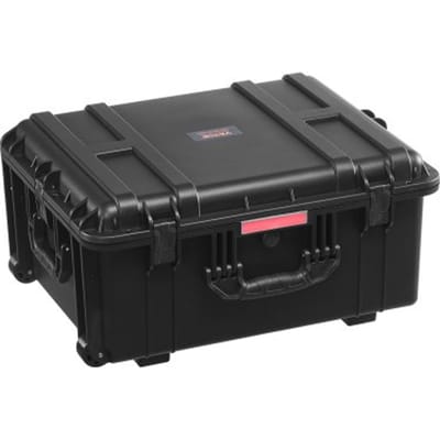 VEVOR 3,5 kubieke voet harde koffer, harde trolley met wielen en uitschuifbare handgreep, IP67 waterdichte beschermhoes met 4 clips, 4 hangslotgaten en schuimrubberen inzetstuk