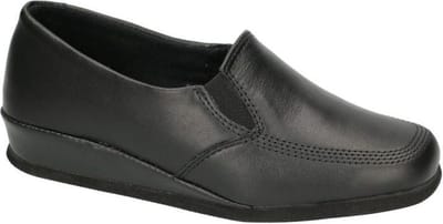 Rohde -Dames - zwart - pantoffels - maat 38.5