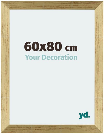 Your Decoration - Puzzellijst 60x80 cm - Goud Glans - Puzzellijst 1500-2000 stukjes - MDF Fotolijst - Mura