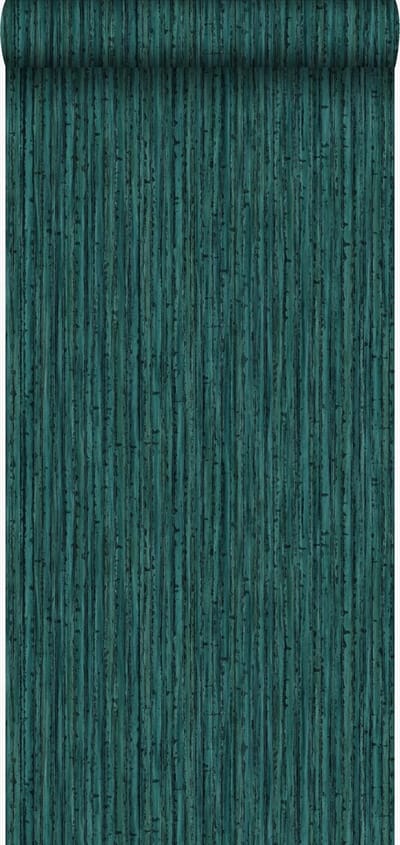 Origin Wallcoverings behang bamboe smaragd groen - 53 cm x 10.05 m - 347403