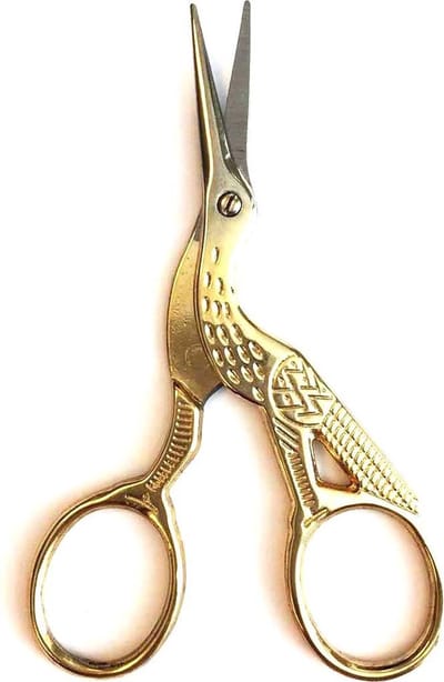 Borduurschaar - Borduurschaartje - Naaischaartje - Schaar - Klein schaartje - Fijne schaartje - Goud - Minischaartje
