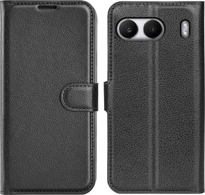 Coverup Hoesje - Geschikt voor OnePlus Nord 4 Hoesje - Coverup Book Case - Zwart