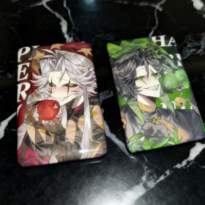 Spel The Freak Circus Pierrot Harlekijn Cosplay Broche Kawaii Blikplaat Badge Reversspeldjes Accessoires Ornament Rekwisieten Decoratie groen