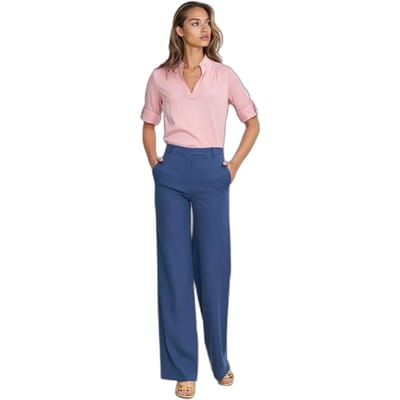 Bootcut damesbroek Nife Rayon