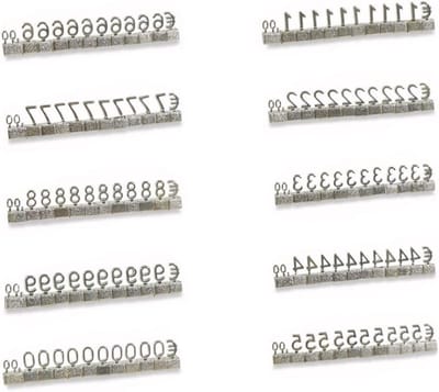 Prijspresentatie Dobbelstenen - Prijslabels - Winkel Display - Verstelbaar Metaal - 10 Stuks - Zilver
