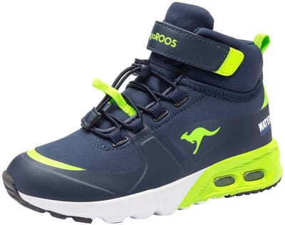 KangaROOS KX-Hydro High-Top Kids Unisex Sneaker Waterdicht 18598 marine/limoen