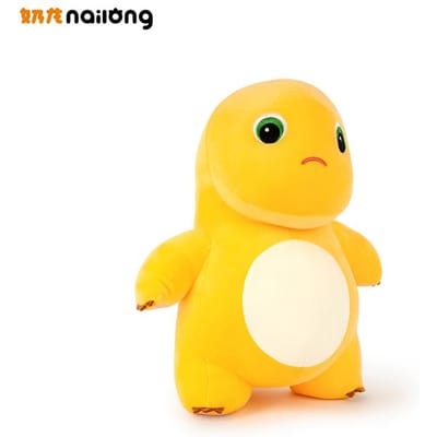 Originele Nailong Pluche Knuffels Speelgoed Lachende Dinosaurus Grappig Schattig Gevuld Anime Cartoon Kussen Kamer Decoratie Voor Kinderen Verjaardagscadeau 18cm yellow