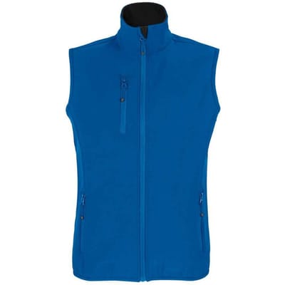 SOLS Dames/dames Falcon Softshell gerecyclede bodywarmer (Koningsblauw)