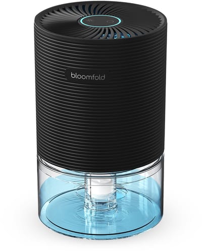 Bloomfold Luchtontvochtiger - Compact 700ML - 250ML per dag - voor Slaapkamer, Woonkamer en badkamer