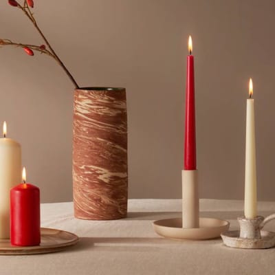 Bolsius - Dinerkaarsen - 170/20 - 8 stuks per verpakking - Velvet Red