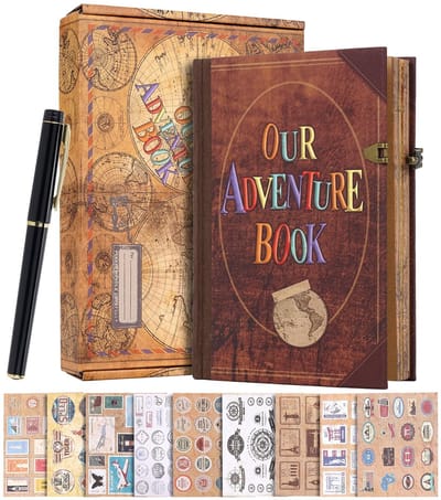 Dailygoods - Our Adventure Book fotoalbum - Leren reisdagboek voor koppels