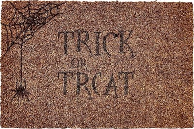 Deurmat Halloween - Deurmat met tekst - Deurmat grappig - Deurmatten voor buiten - Deurmat binnen met print - Deurmat kokos - Deurmat buiten - Deurmat binnen - Deurmatten - Halloween decoratie - Halloween - Halloween versiering - Halloween accesoires