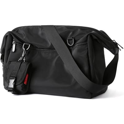 Heren Schoudertas, Crossbody Tas, Heren Multifunctionele Tas, Casual Messenger Bag, Workwear Kleine Crossbody Tas zwart