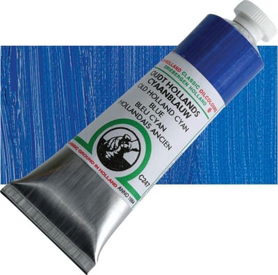 Oil paint Old Holland 40ml – 247 Old Holland Cyan Blue