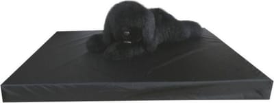 Gezondheidsmatras Leatherlook Zwart L - 100 x 75 cm - Luxe Hondenmatras Hondenbed Hondenkussen Hondenbed