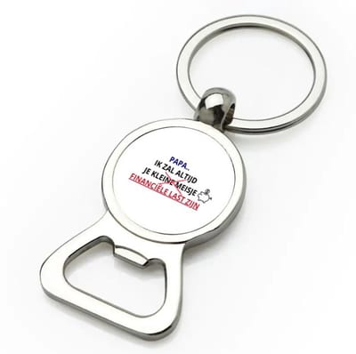 Akyol - papa cadeau flesopener - Papa - verjaardag papa - vader cadeau - vader - vader cadeautjes - vaderdag cadeau - vader cadeautjes verjaardag - liefste papa - papa - leuk kado om te geven - 9 bij 3 cm